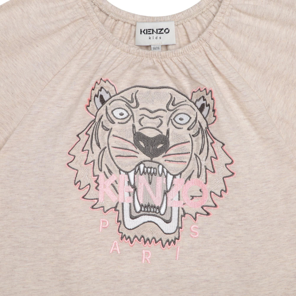 T-shirt Tiger à fronces - Écru Chiné