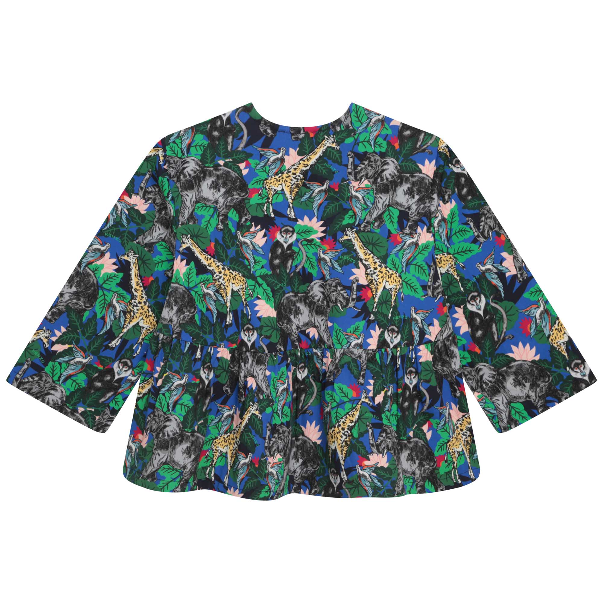 Blouse à imprimé jungle - Wave blue