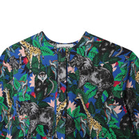 Blouse à imprimé jungle - Wave blue