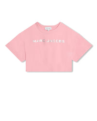 Cropped T-shirt with Marc Jacobs branding - Hortensia