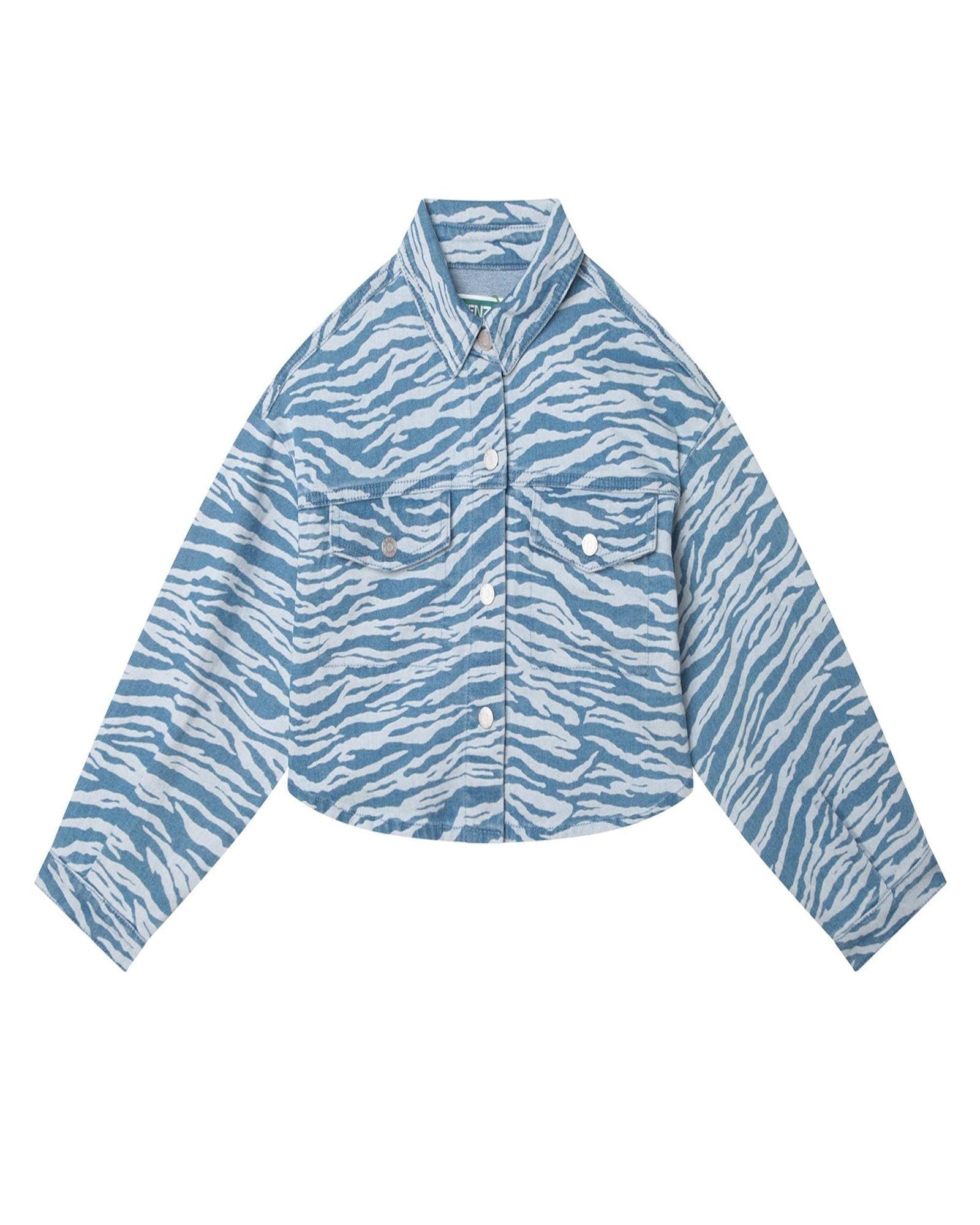 Chemise en denim à motif rayures Tigre - Myosotis