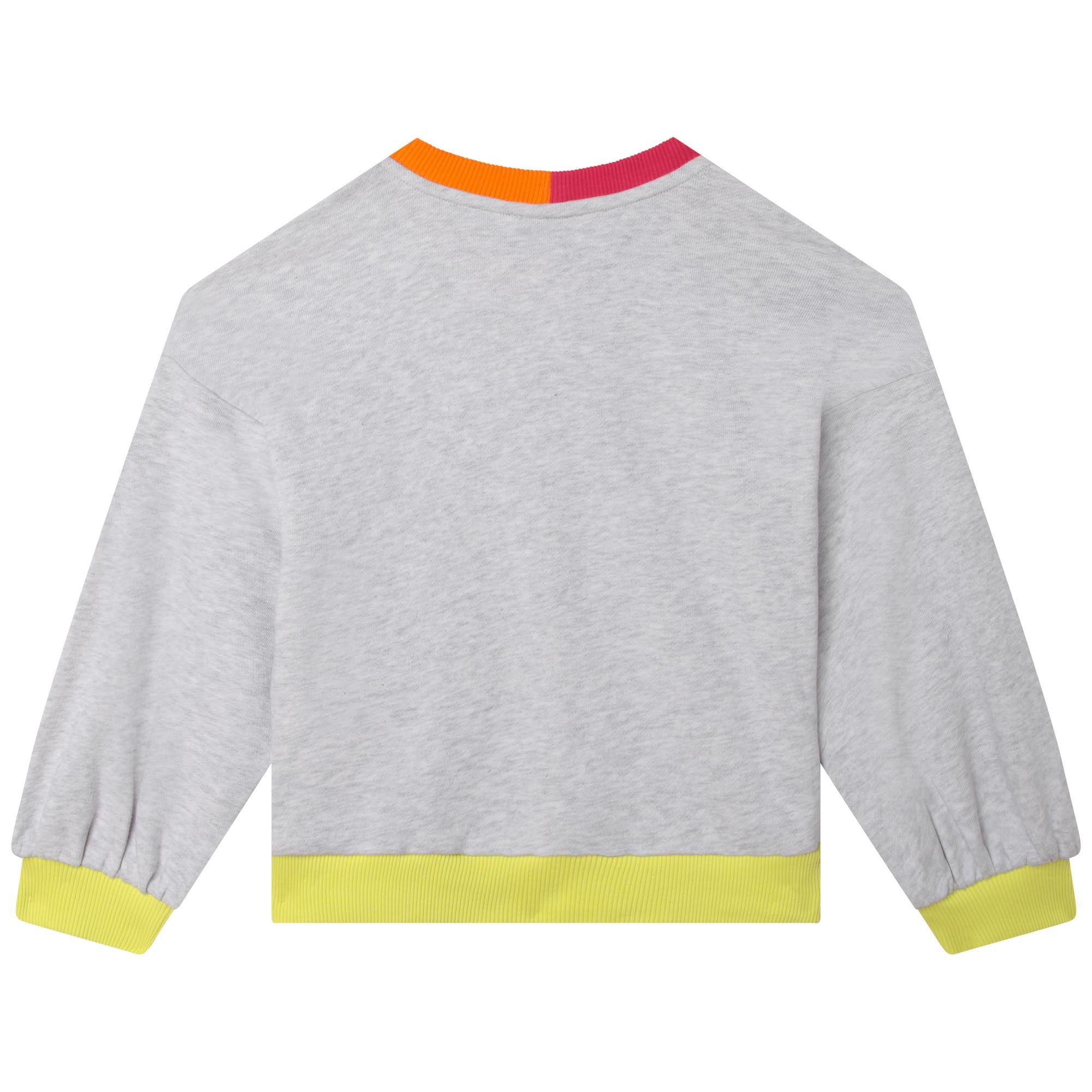 Sweatshirt manches longues en molleton chiné - Gris clair