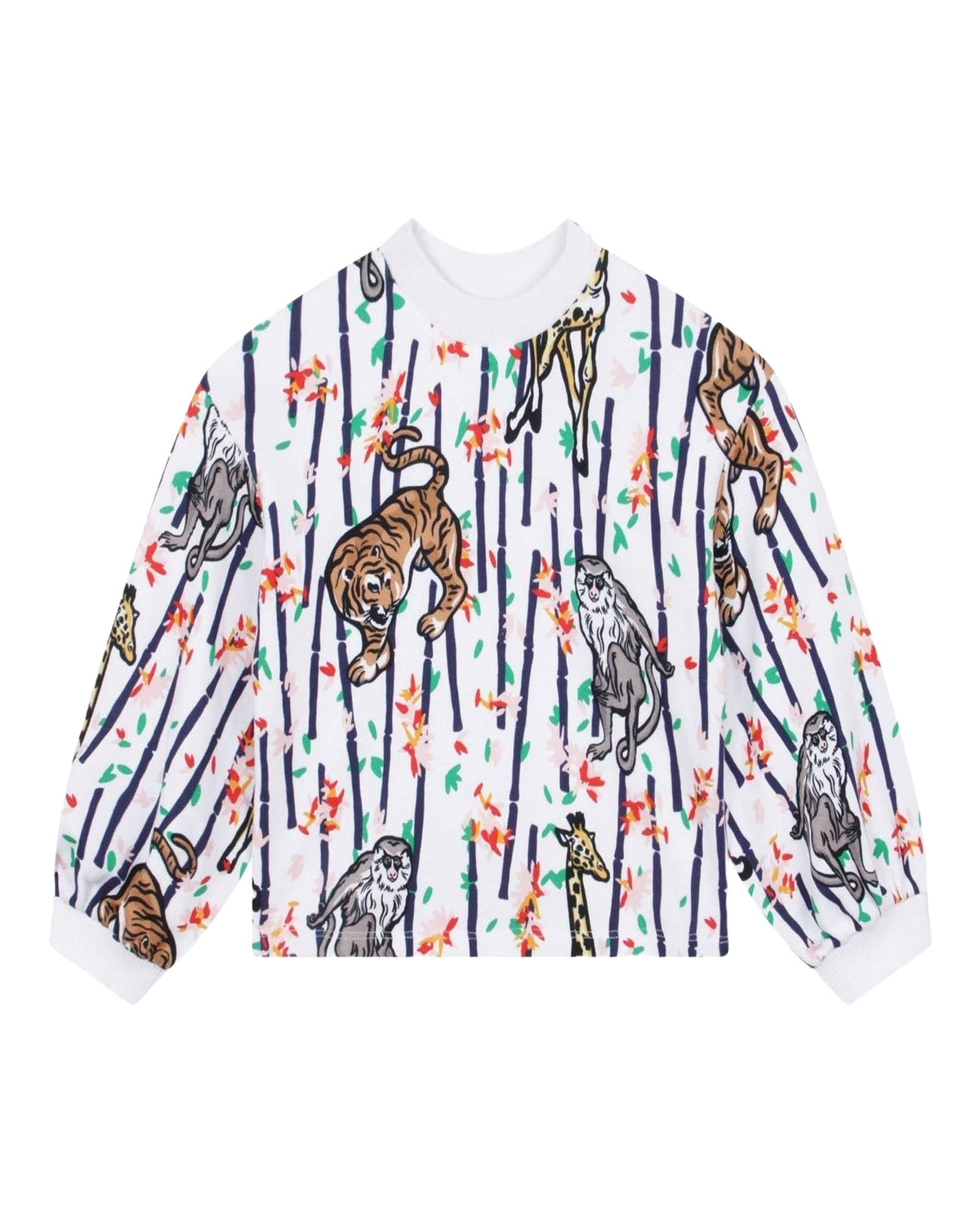 Sweatshirt manches longues - Blanc