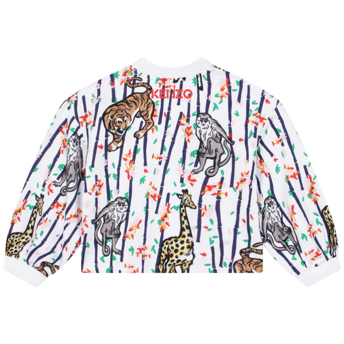 Sweatshirt manches longues - Blanc