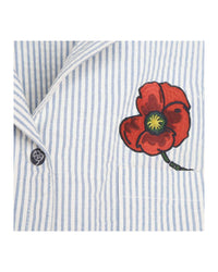 Short-sleeved cotton Hawaiian shirt - Ash