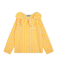 Blouse en coton - Jaune citrine