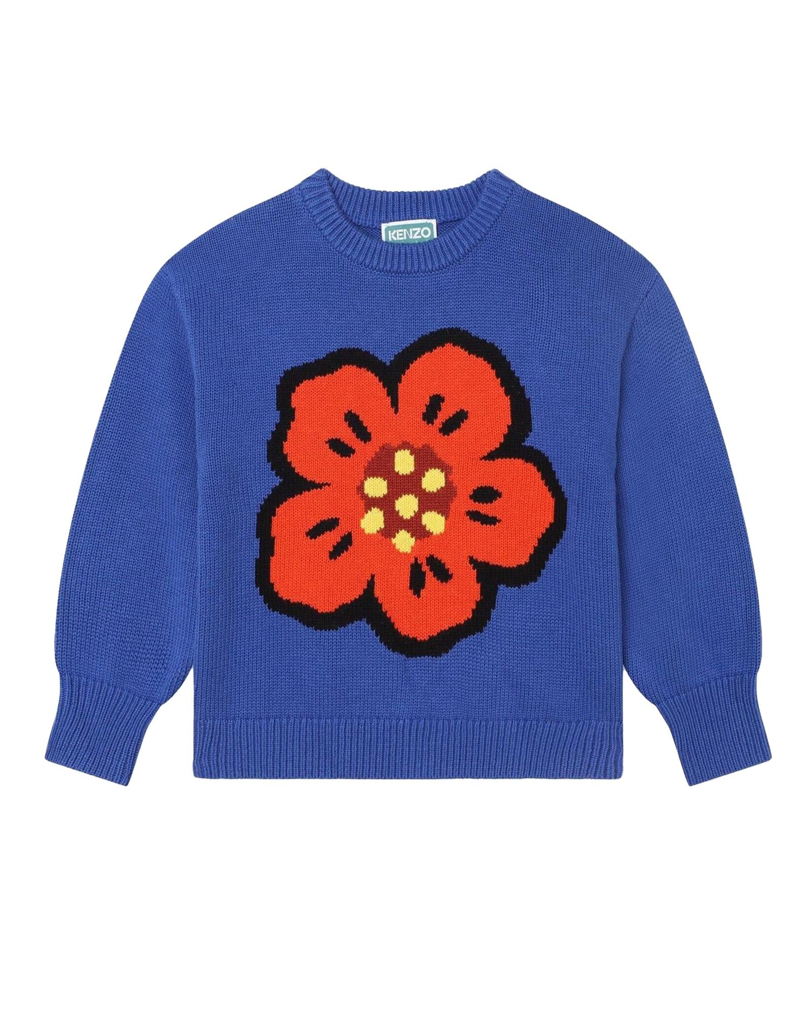 Pull en coton - Wave blue