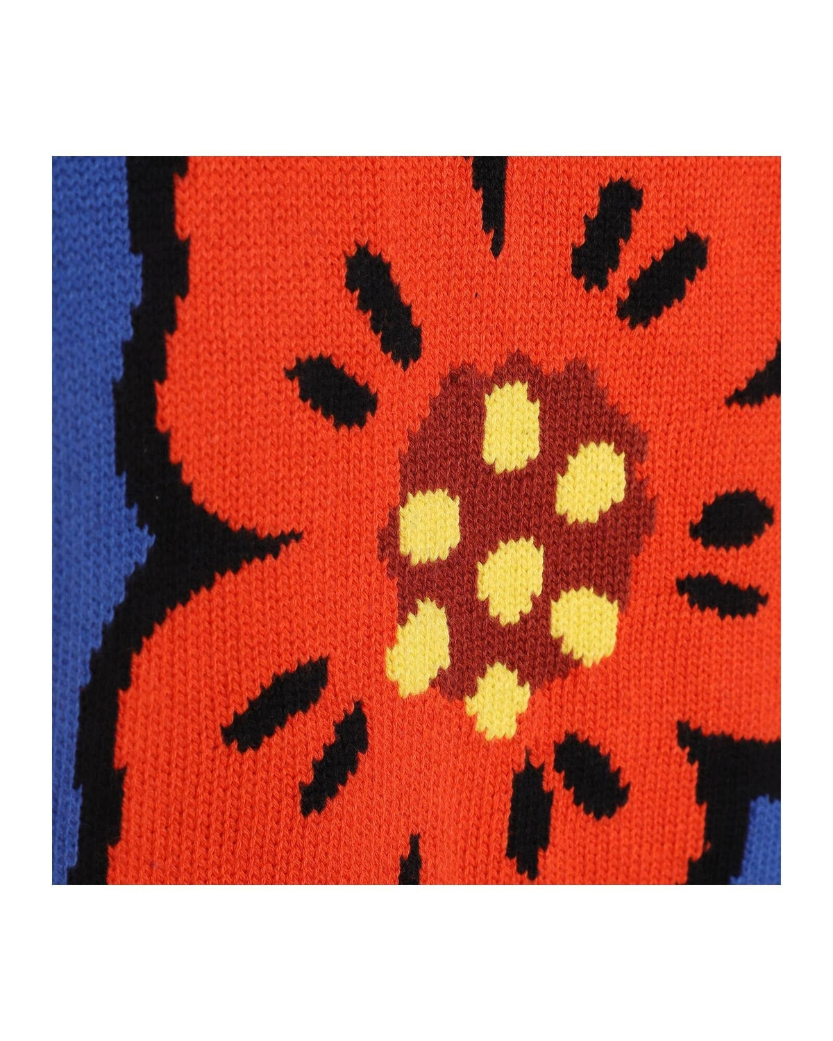Pull à logo en coton - Wave Blue