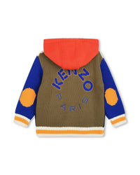 Gilet Color Block en coton - Red Currant