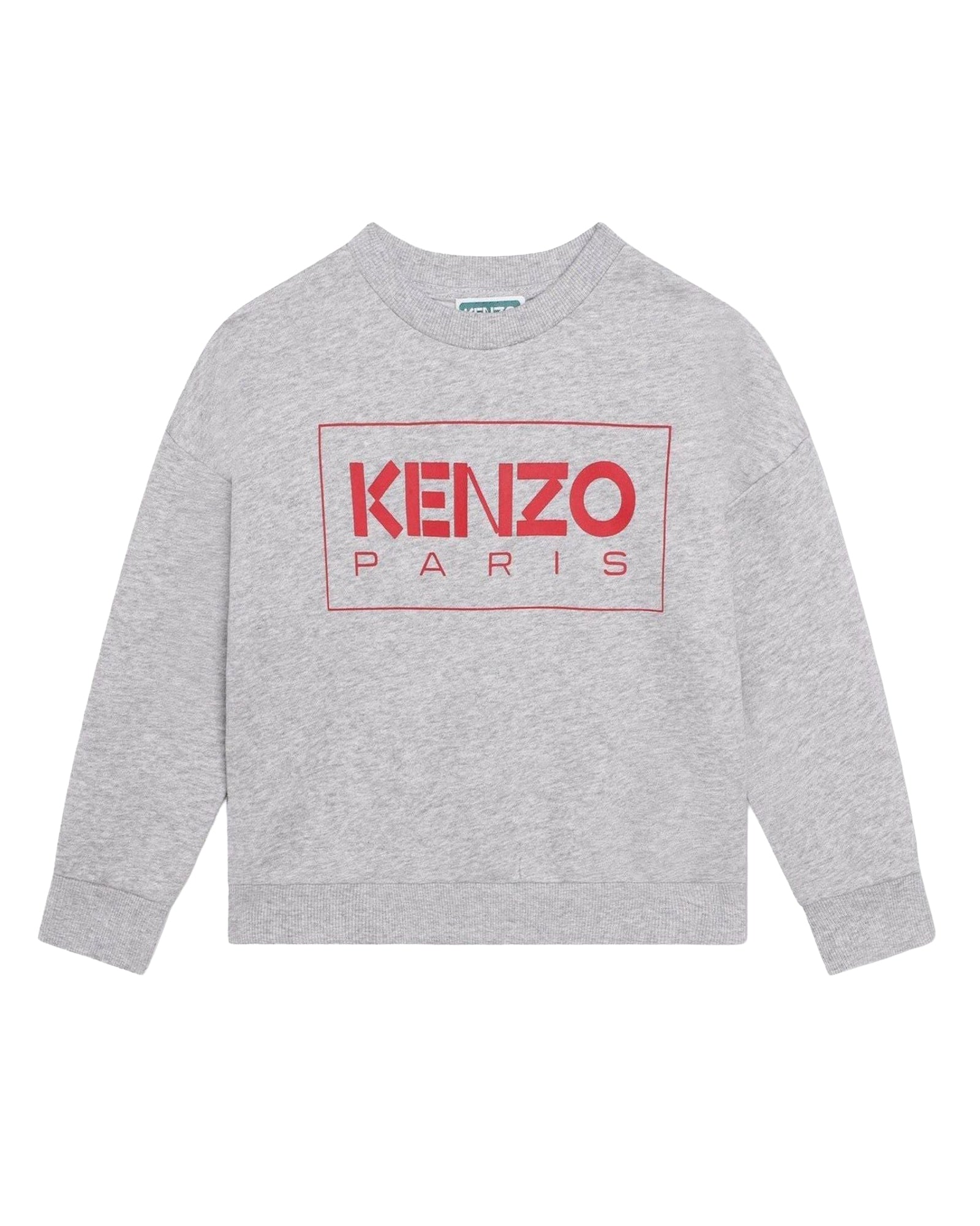 Sweatshirt en coton - Gris Chiné