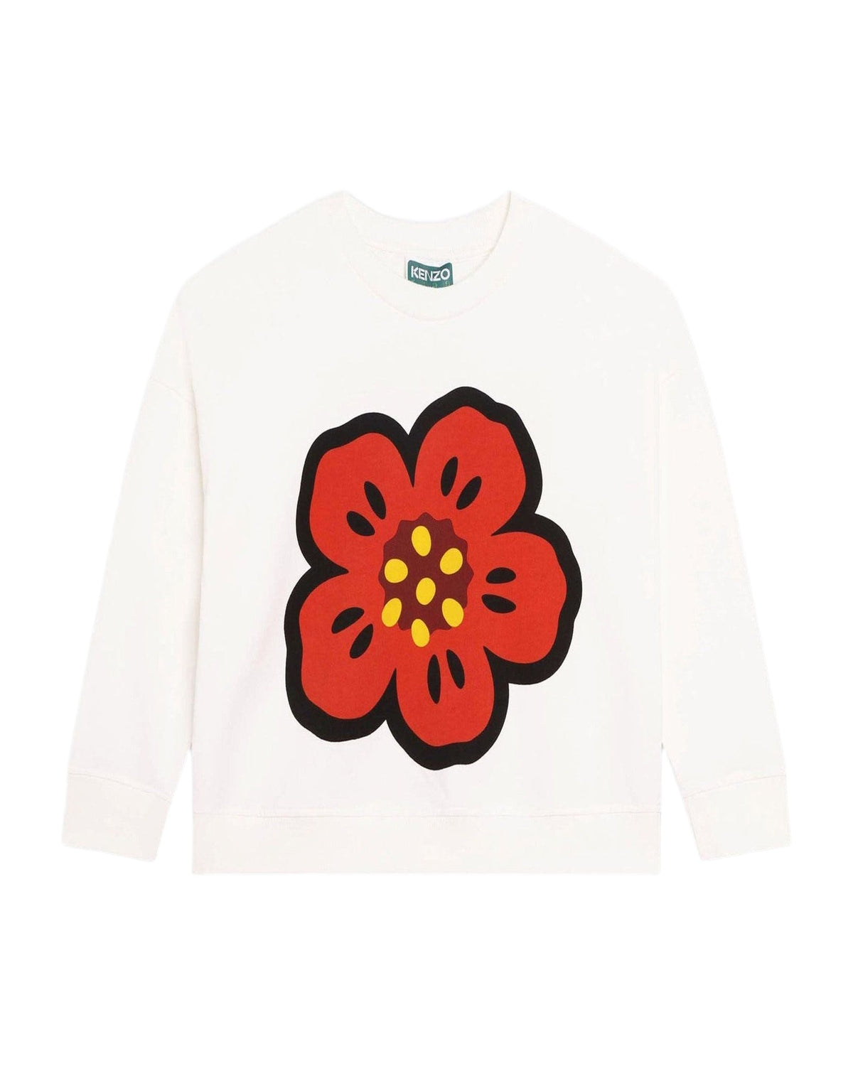 Sweatshirt en coton - Ivoire