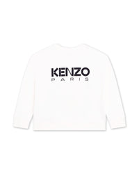 Sweatshirt en coton - Ivoire