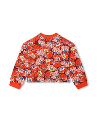 Sweatshirt en coton - Chile red