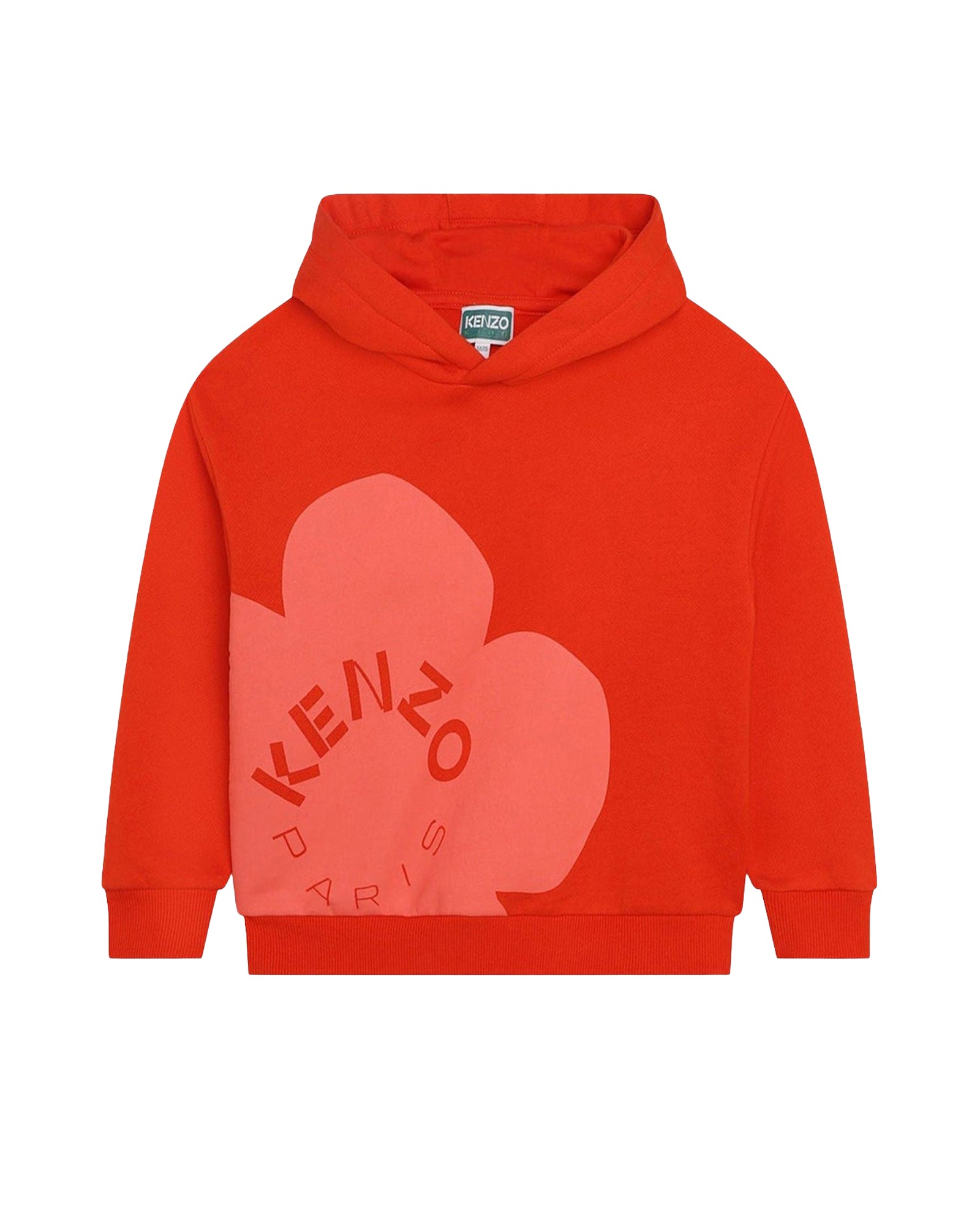 Cotton hoodie - Chile Red