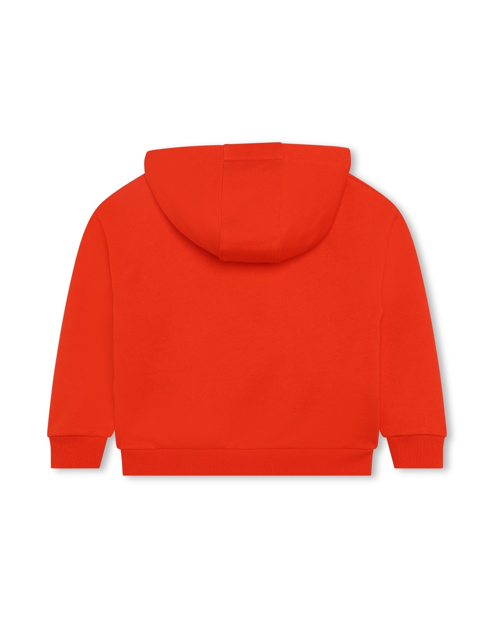 Cotton hooded sweatshirt - Chile red