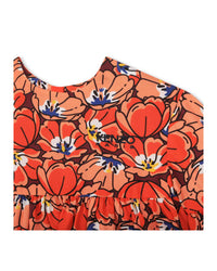 Blouse with print - Chile red