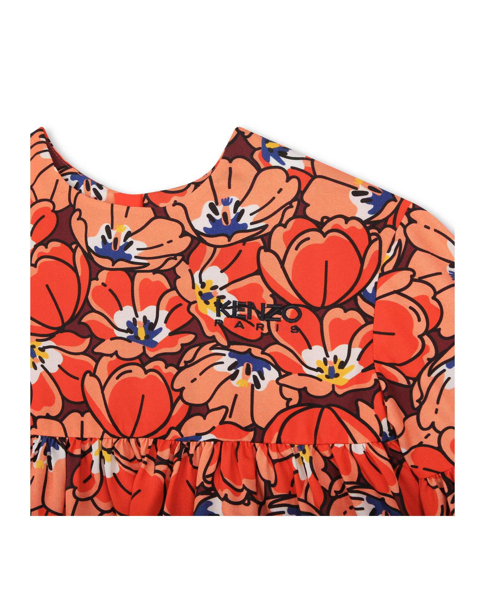 Blouse with print - Chile red