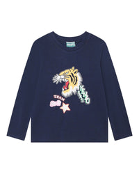 Long-sleeved cotton T-shirt - Koniro