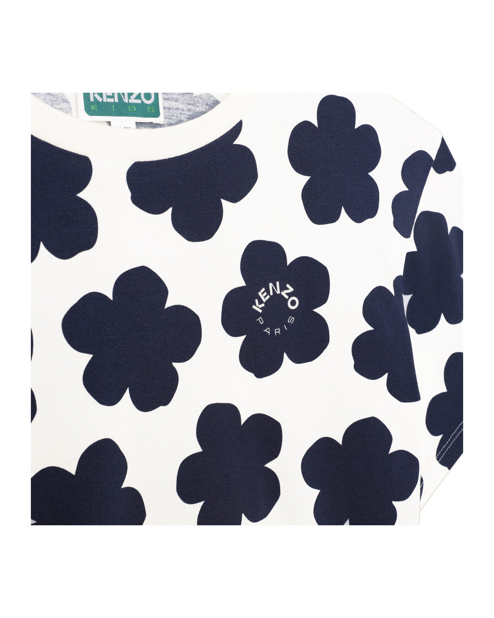 Short-sleeved cotton T-shirt - Ivory