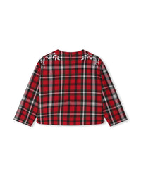 Blouse en coton - Rouge Foncé