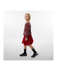 Blouse en coton - Rouge Foncé