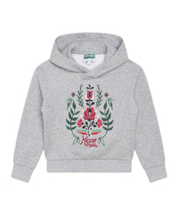 Sweatshirt à capuche en coton - Gris Chine