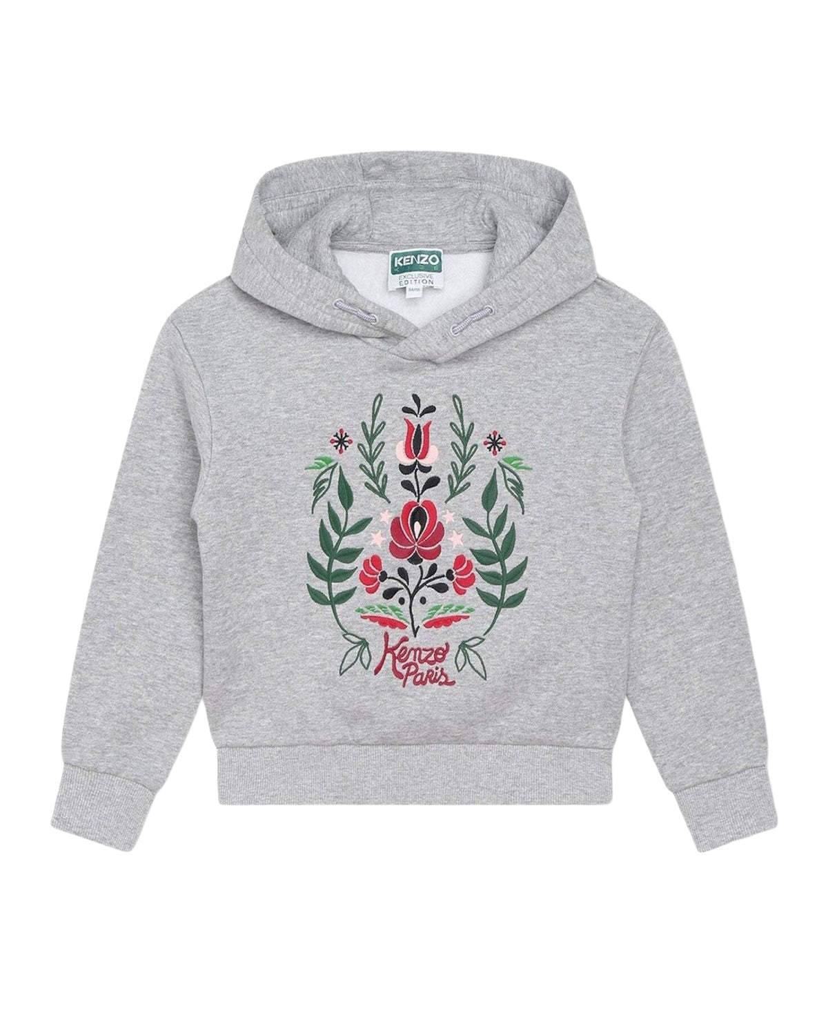Sweatshirt à capuche en coton - Gris Chine