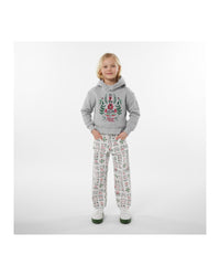 Sweat à capuche en coton - Gris Chiné