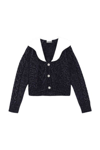 Cardigan en laine mélangée - Sky Captain