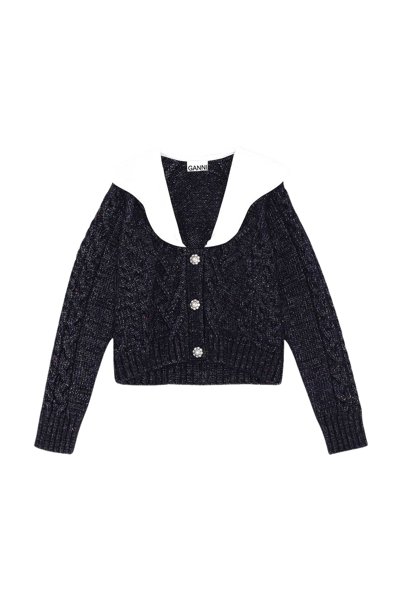 Cardigan en laine mélangée - Sky Captain