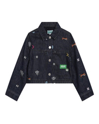 Veste brodé en denim - Denim Brut
