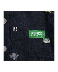 Veste denim en coton - Denim brut