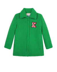 Manteau à fermeture pressionnée - Acid green