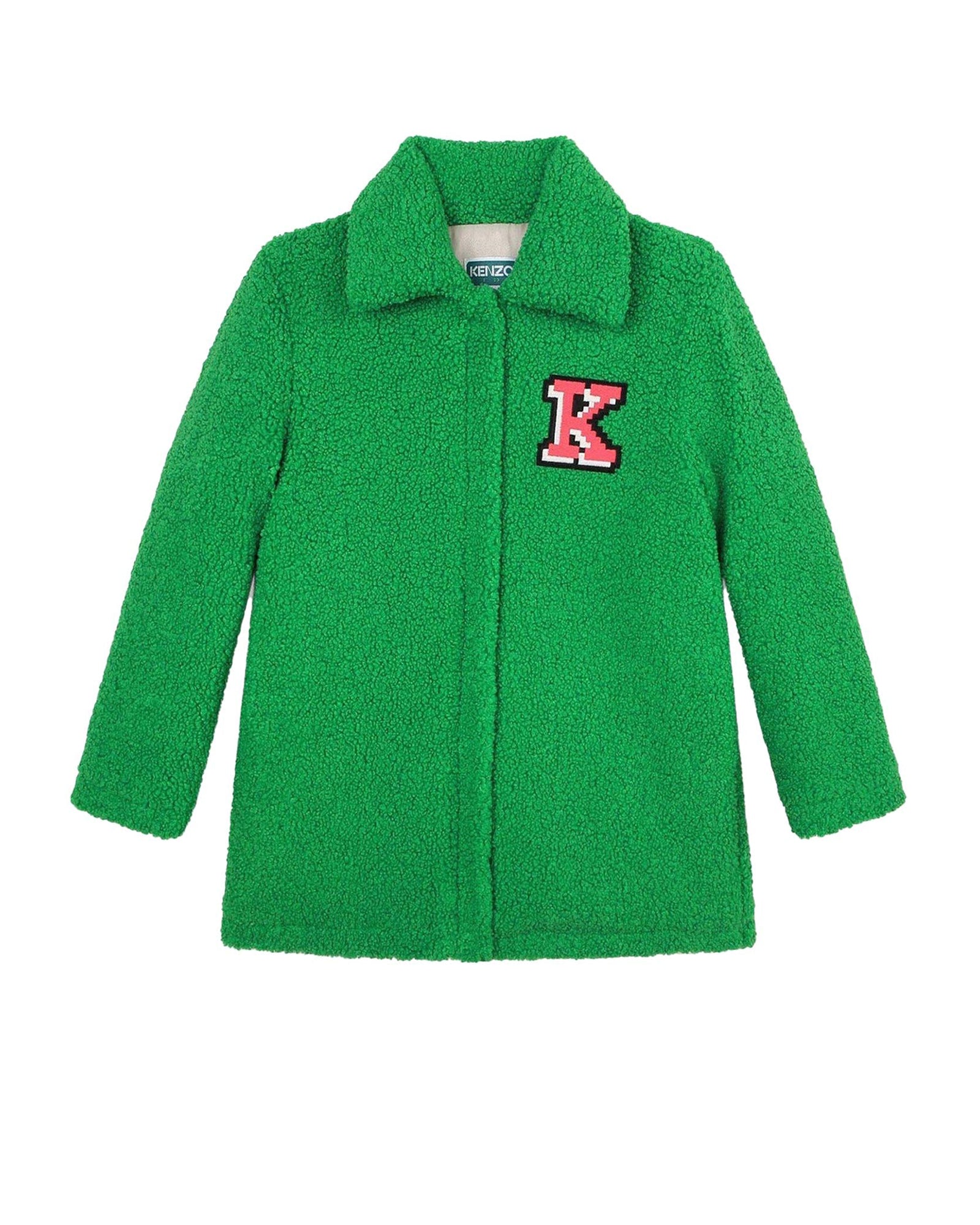 Manteau à fermeture pressionnée - Acid green