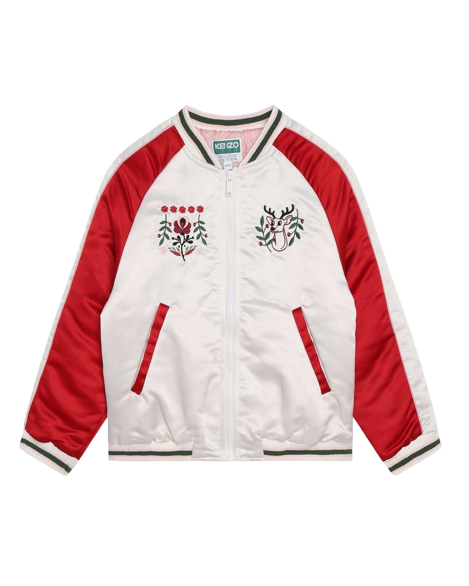 Blouson en satin - Ivoire