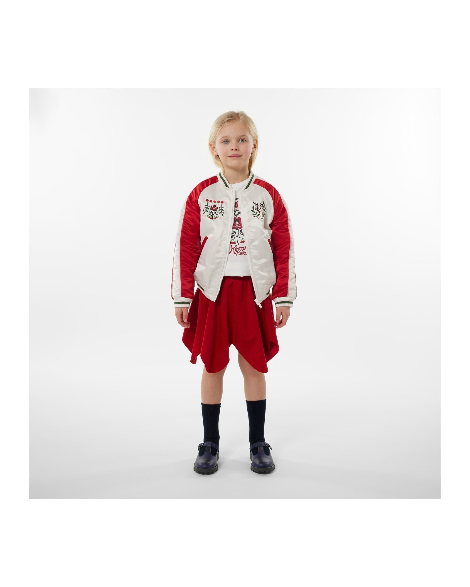 Blouson en satin - Ivoire