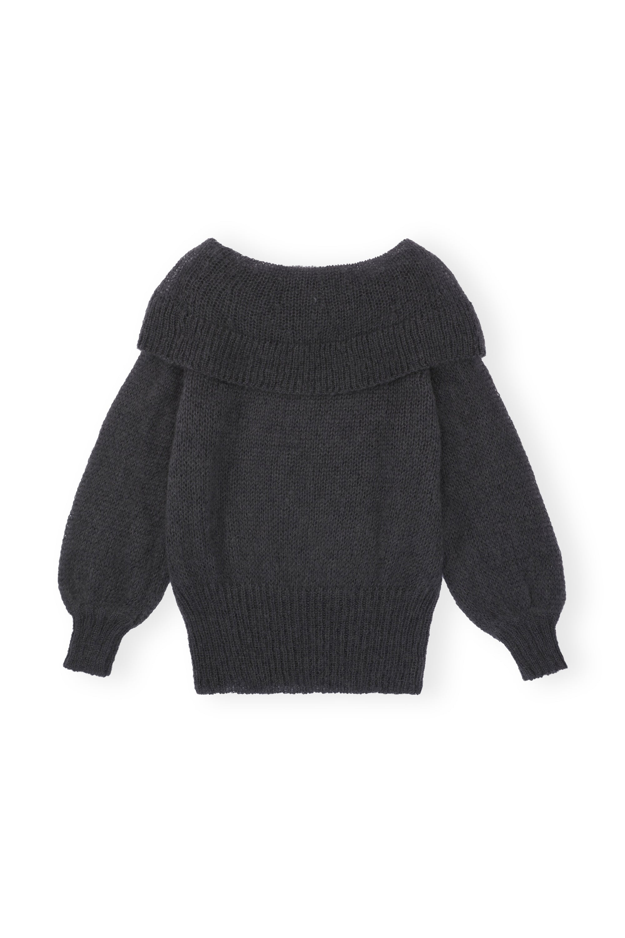 Pull à épaules tombantes en laine - Ebony