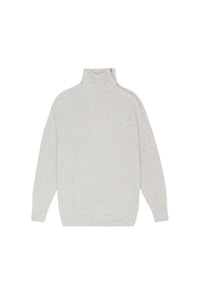 Pull à fermeture zippée et col montant en laine - High Rise