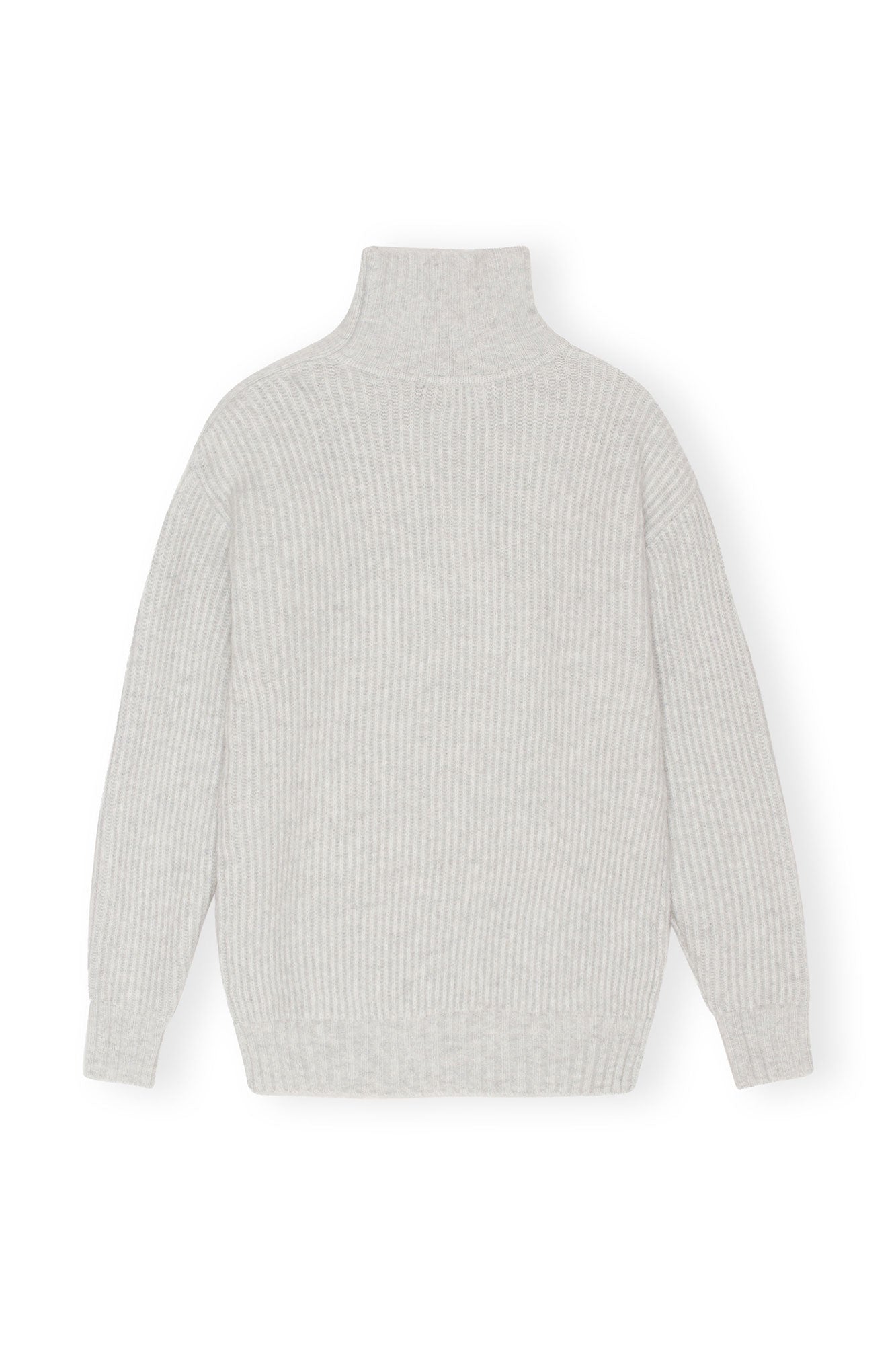 Pull à fermeture zippée et col montant en laine - High Rise