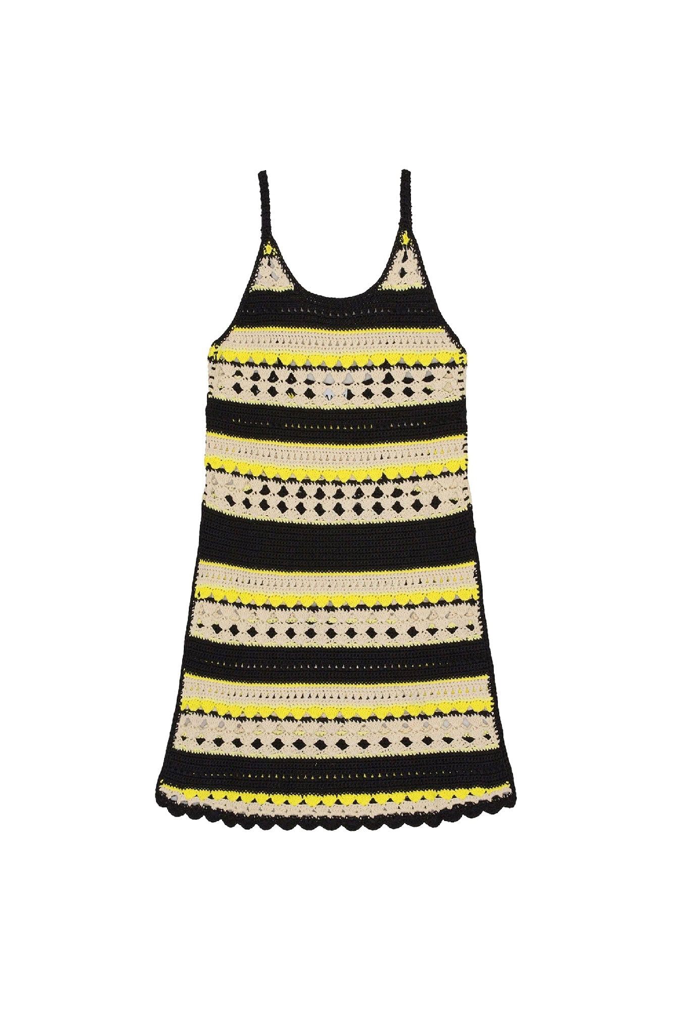Robe courte en crochet - Golden Kiwi