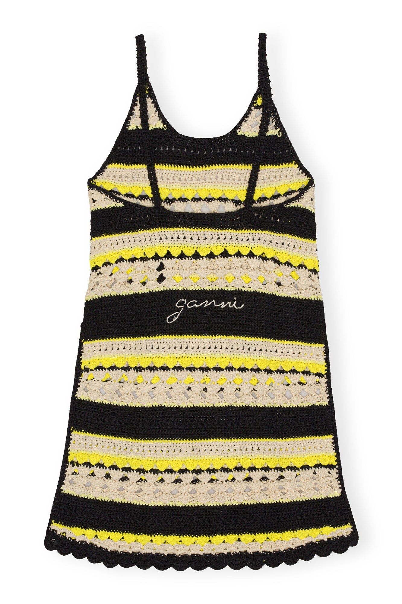 Robe courte en crochet - Golden Kiwi