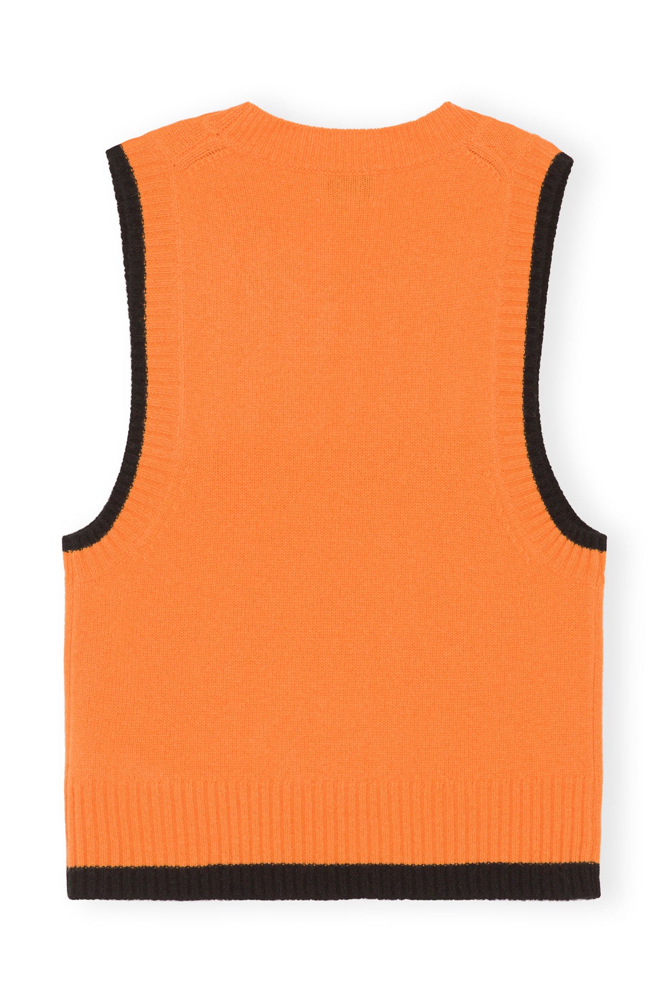 Veste sans manches en laine et cachemire - Orangeade