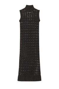 Robe à col montant - Black