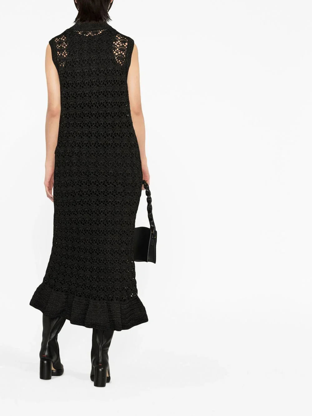 Robe à col montant - Black