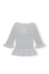 Blouse à volants en crochet - High Rise