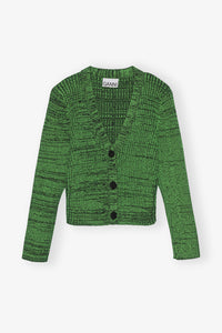 Cardigan court en maille - Kelly Green