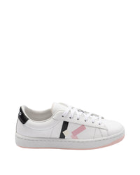 Baskets basses en cuir - Blanc Cassé
