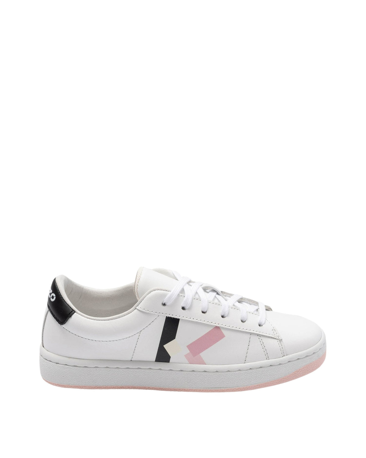 Baskets basses en cuir - Blanc Cassé
