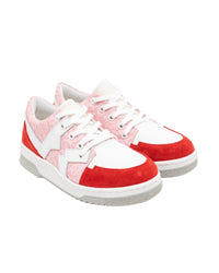 Sneakers à lacets imprimées - Aubepine