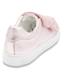 Baskets fermeture velcro en cuir - Beige Rosée